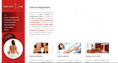 Desktop Screenshot of institutline.com